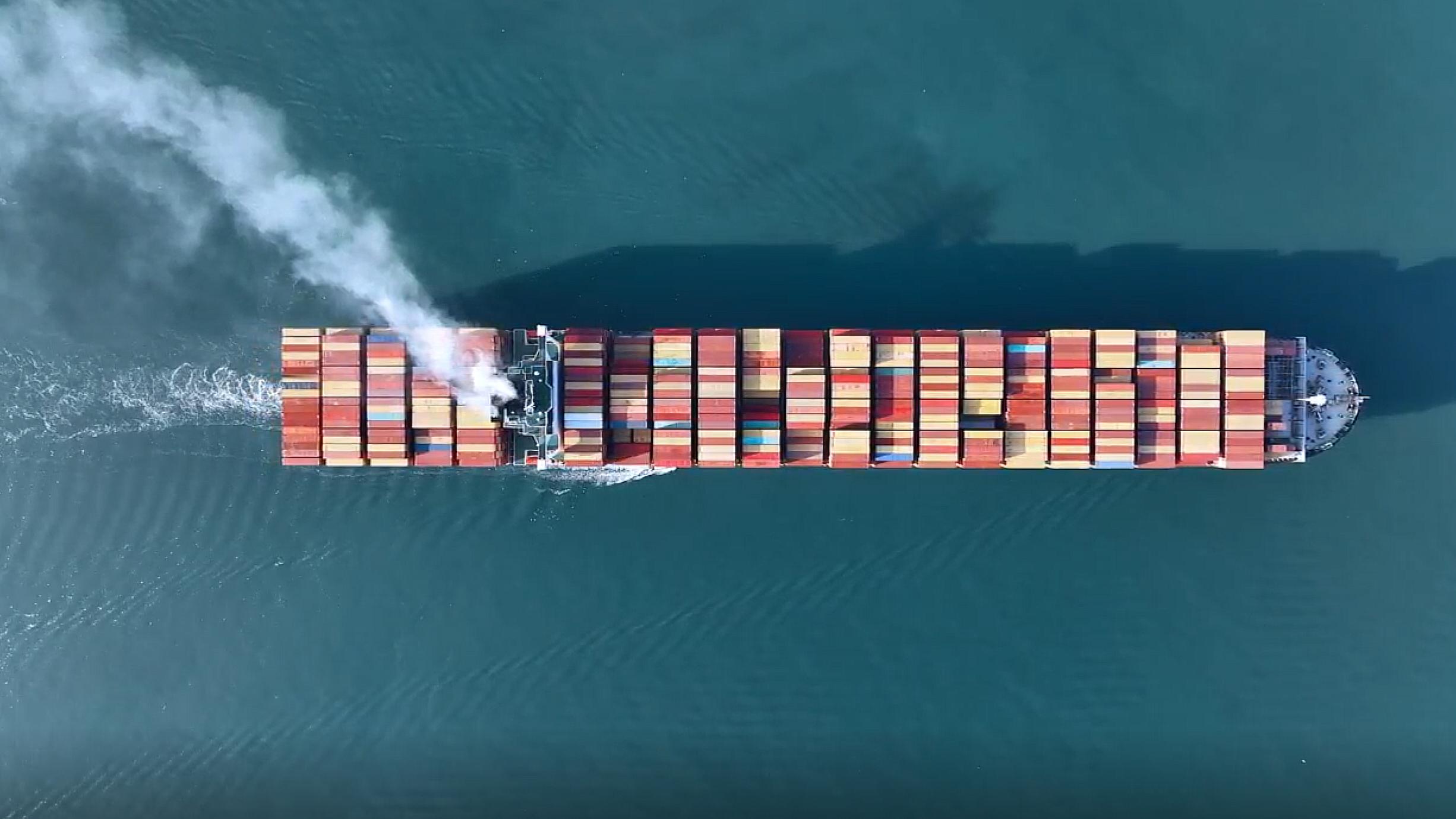 Port of Aveiro sustainability team compiling GHG inventory data from ships, rail, and cargo equipment for the 1990-2022 baseline in Portugal.